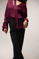 Hila Blouse / Satin Scarf Blouse