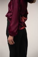Hila Blouse / Satin Scarf Blouse