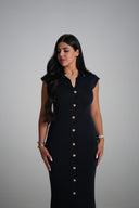 Tailored Button Dress