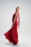 Satin Halter Dress
