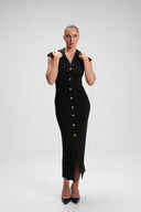 Tailored Button Dress