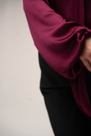 Hila Blouse / Satin Scarf Blouse