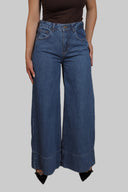 High Waisted Organic Cotton Denim No.1 - Wash 1 - HOUSE OF DENTELLE