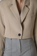 Cropped Blazer - Colour 2 - HOUSE OF DENTELLE